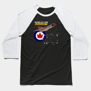 Canadian Avro CF-105 Arrow (dark) Baseball T-Shirt